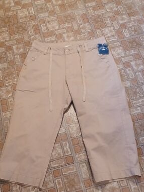 Riders by Lee Tan Cropped Drawstring Capris